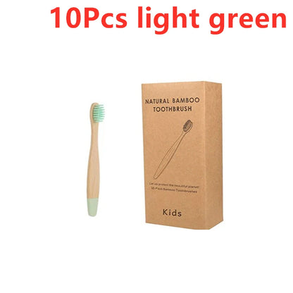 Biodegradable  Bamboo Toothbrushes for a Healthy Smile - Kids | Green Gift Collective