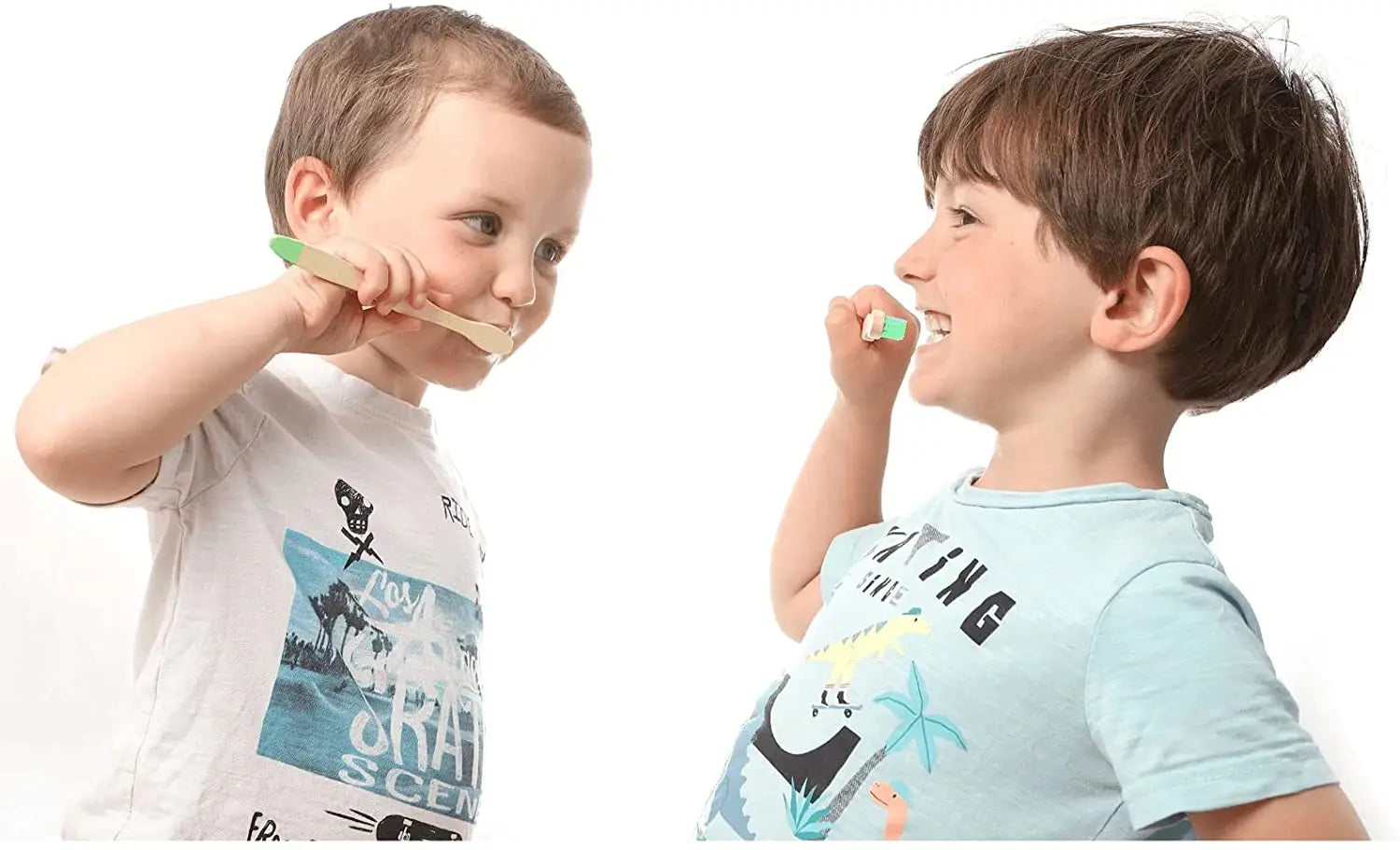 Biodegradable  Bamboo Toothbrushes for a Healthy Smile - Kids | Green Gift Collective