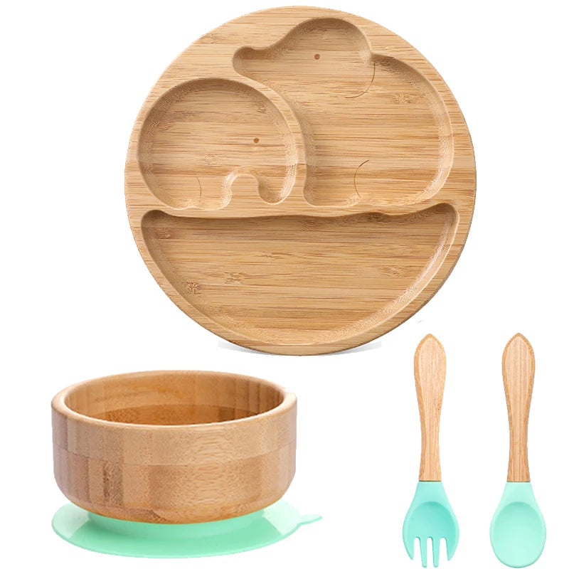 Bamboo Plates and Bowls for Kids | Green Gift Collective