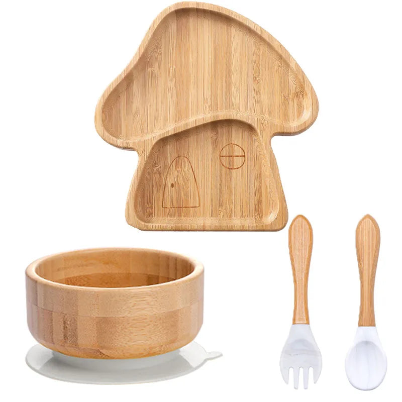 Bamboo Plates and Bowls for Kids | Green Gift Collective