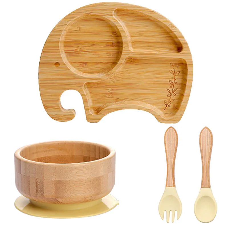 Bamboo Plates and Bowls for Kids | Green Gift Collective