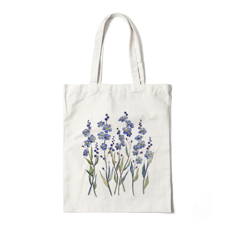 Blooming Beauty: Reusable Floral Canvas Tote | Green Gift Collective