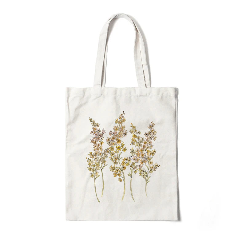 Blooming Beauty: Reusable Floral Canvas Tote | Green Gift Collective