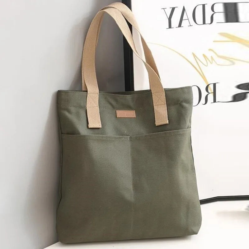 StudyTote: Versatile Canvas Bag for Books and Shopping | Green Gift Collective