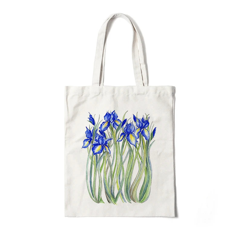 Blooming Beauty: Reusable Floral Canvas Tote | Green Gift Collective