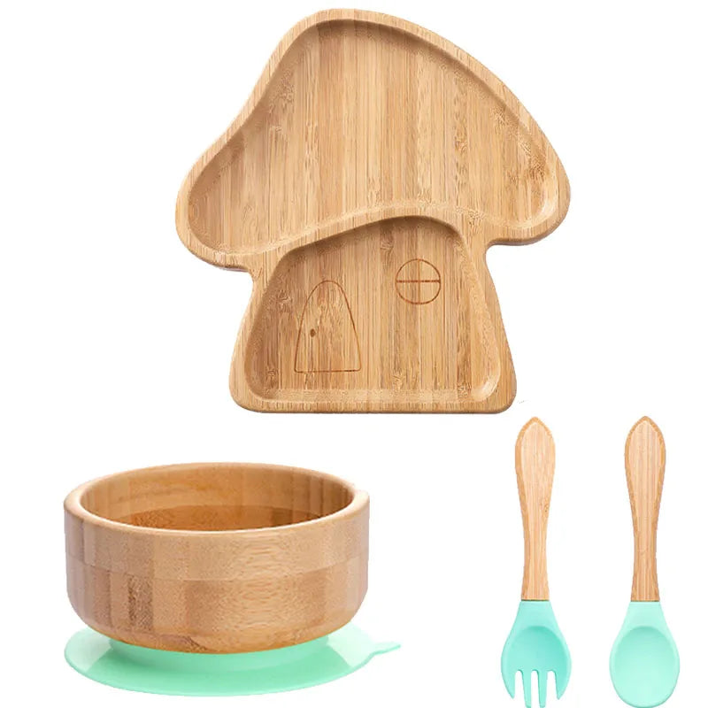 Bamboo Plates and Bowls for Kids | Green Gift Collective