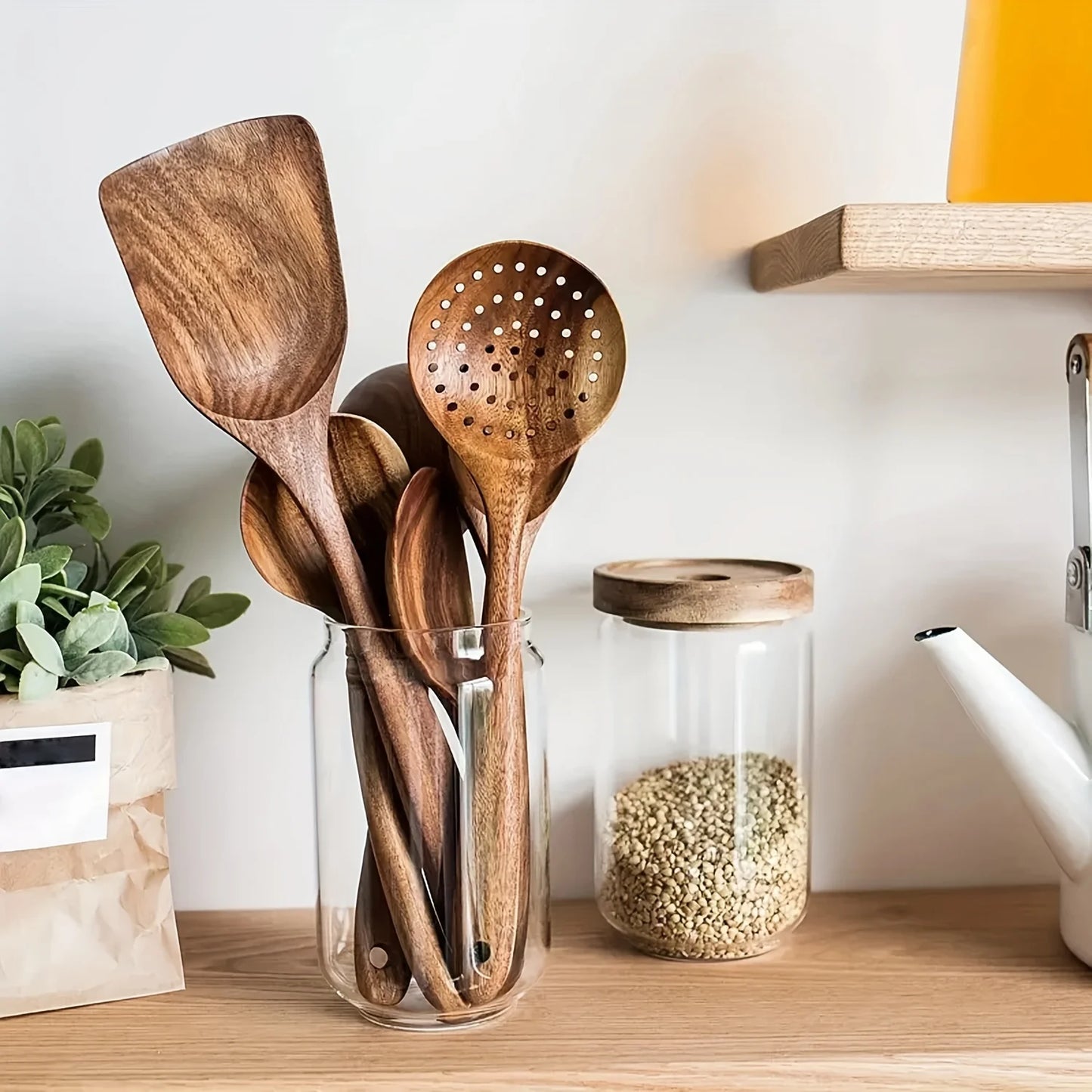 NatureServe: 5-Piece Wooden Kitchen Utensil Set | Green Gift Collective