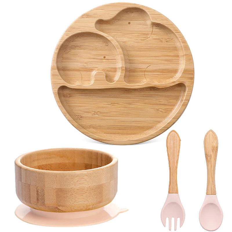 Bamboo Plates and Bowls for Kids | Green Gift Collective