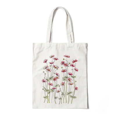 Blooming Beauty: Reusable Floral Canvas Tote | Green Gift Collective