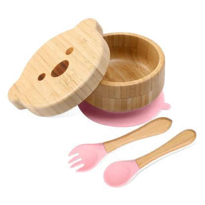 EcoMunch: Bamboo Plate Set for Baby Feeding | Green Gift Collective