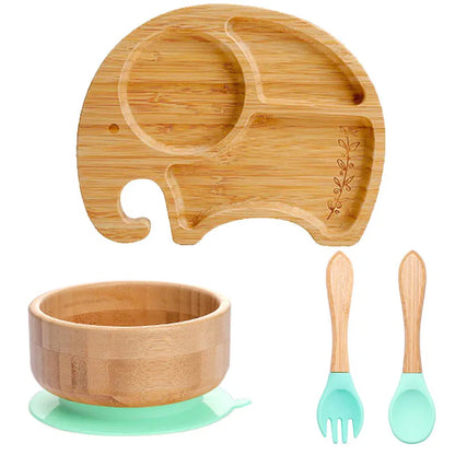 Bamboo Plates and Bowls for Kids | Green Gift Collective