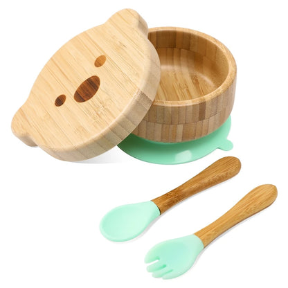 EcoMunch: Bamboo Plate Set for Baby Feeding | Green Gift Collective