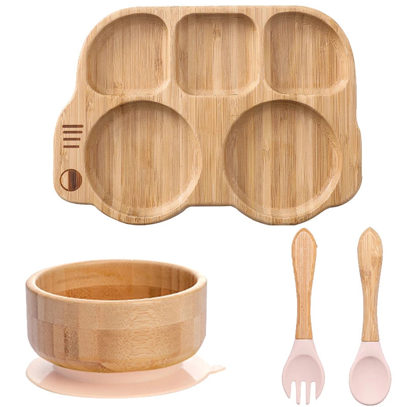 Bamboo Plates and Bowls for Kids | Green Gift Collective