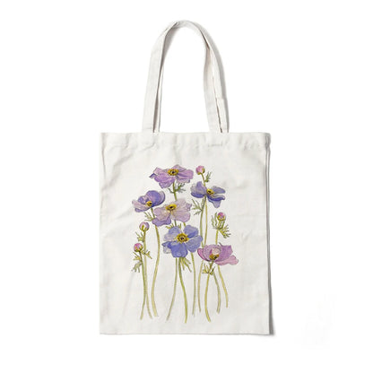 Blooming Beauty: Reusable Floral Canvas Tote | Green Gift Collective