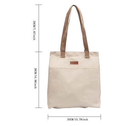 StudyTote: Versatile Canvas Bag for Books and Shopping | Green Gift Collective