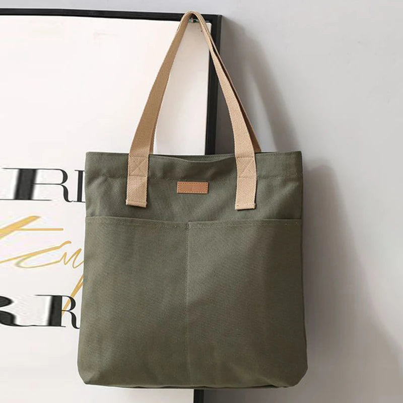 StudyTote: Versatile Canvas Bag for Books and Shopping | Green Gift Collective