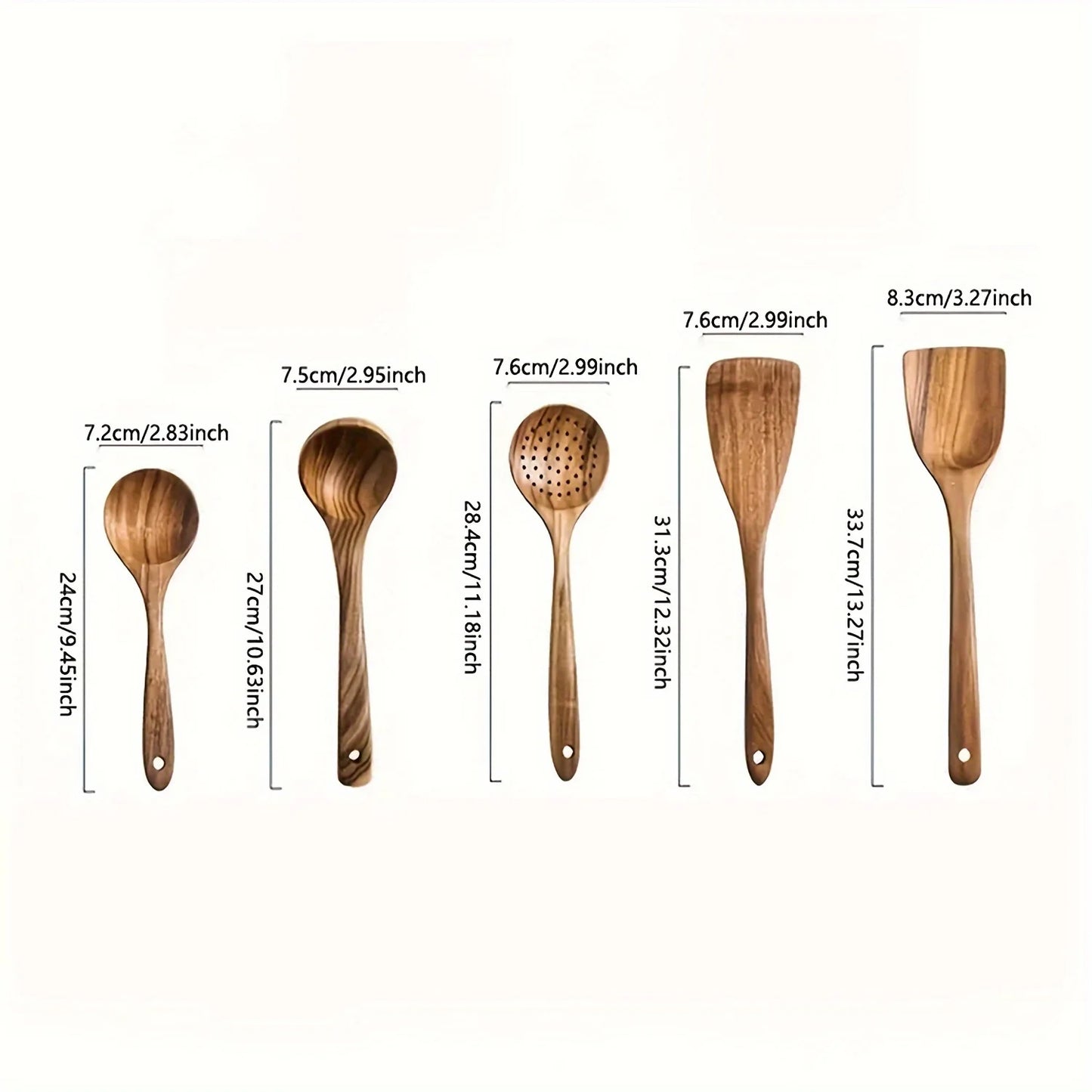 NatureServe: 5-Piece Wooden Kitchen Utensil Set | Green Gift Collective