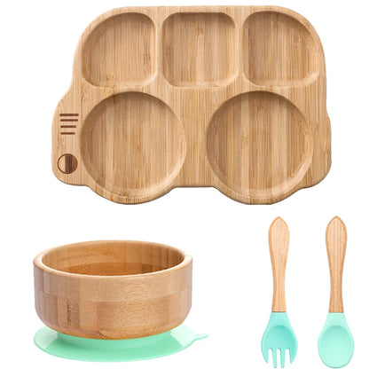 Bamboo Plates and Bowls for Kids | Green Gift Collective