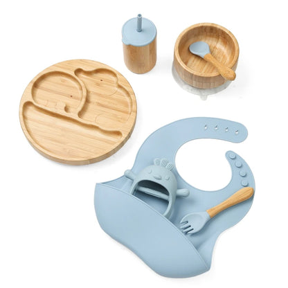 EcoMunch: Bamboo Plate Set for Baby Feeding | Green Gift Collective