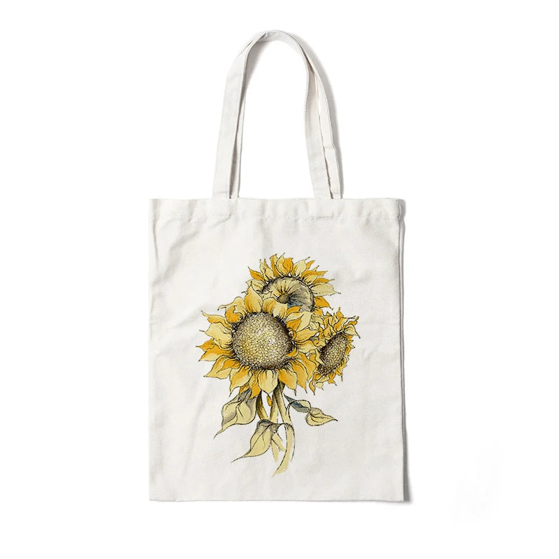 Blooming Beauty: Reusable Floral Canvas Tote | Green Gift Collective