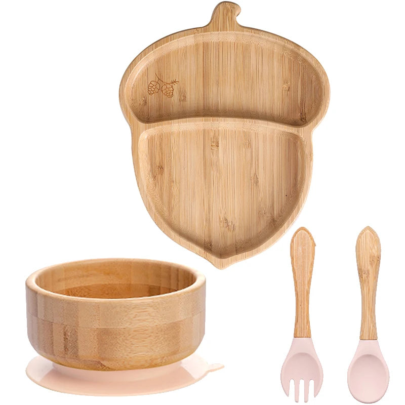 Bamboo Plates and Bowls for Kids | Green Gift Collective