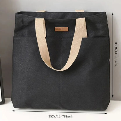 StudyTote: Versatile Canvas Bag for Books and Shopping | Green Gift Collective