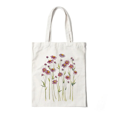 Blooming Beauty: Reusable Floral Canvas Tote | Green Gift Collective