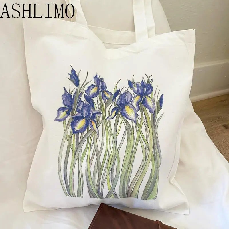 Blooming Beauty: Reusable Floral Canvas Tote | Green Gift Collective