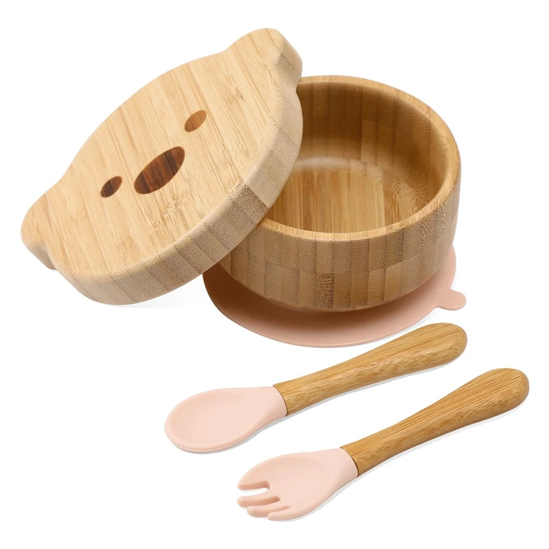 EcoMunch: Bamboo Plate Set for Baby Feeding | Green Gift Collective