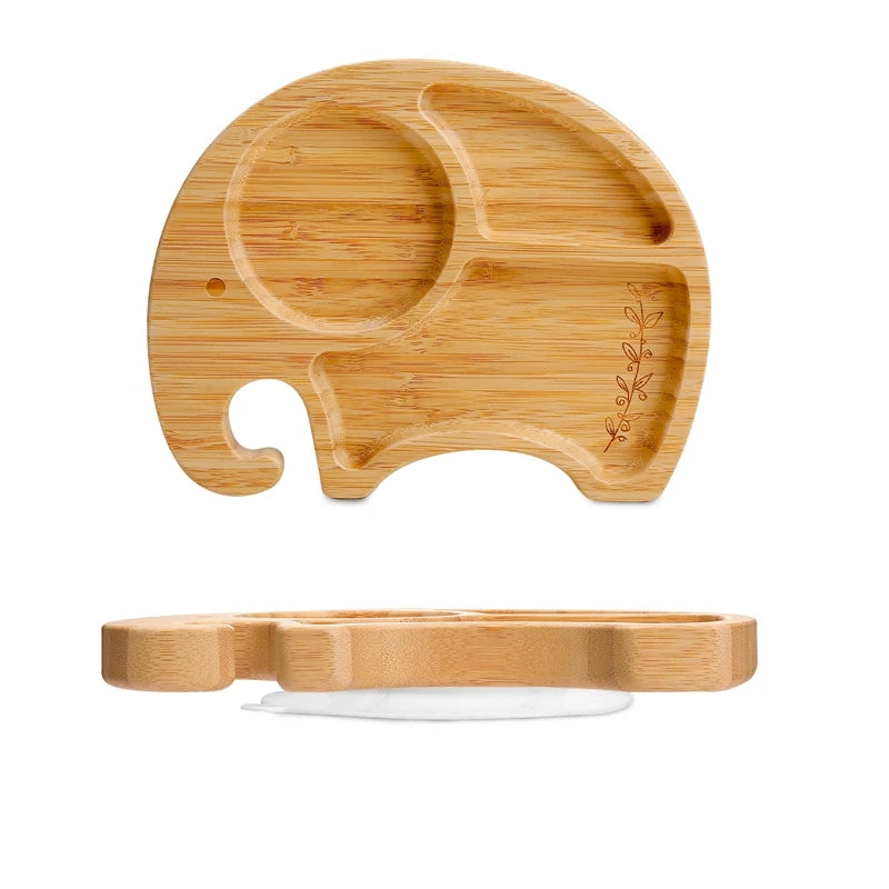 EcoMunch: Bamboo Plate Set for Baby Feeding | Green Gift Collective